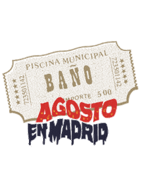 Madrid Piscina Sticker by Cervezas La Cibeles
