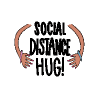 Hands Hug Sticker