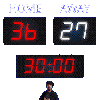 27 Away Sticker