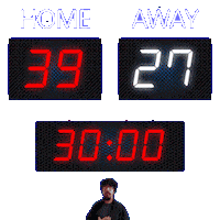 27 Away Sticker