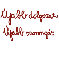 Szorongas Sticker