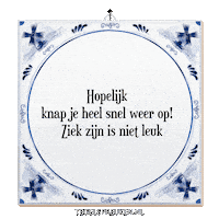 Humor Wijsheid Sticker by Tegelspreuken.nl