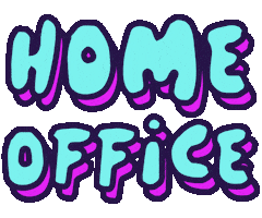 Home Office Work Sticker