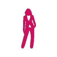 Rödperson Sticker by PulsAnalys AB