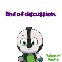 Bug Shut Up Sticker by VeeFriends
