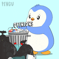 Throwing Let It Go GIF by Pudgy Penguins