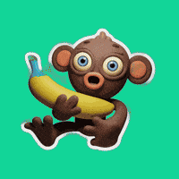 Hungry Monkey GIF