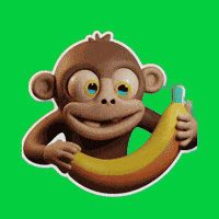 Hungry Monkey GIF