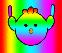 amuimonmon love happy rainbow peace GIF