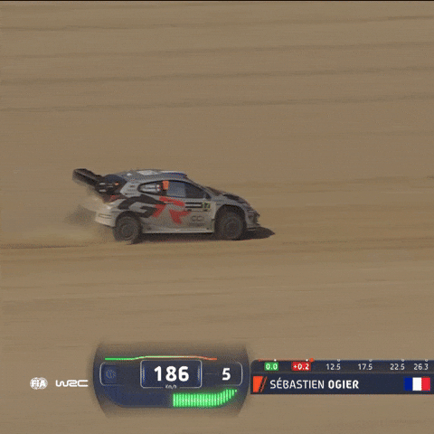 Speeding Saudi Arabia GIF by FIA World Rally Championship