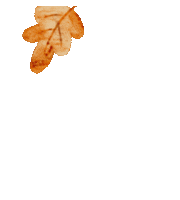 Falling Leaves Halloween Sticker