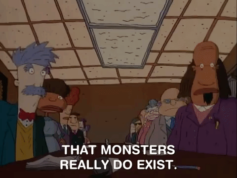 aaahh real monsters nicksplat GIF
