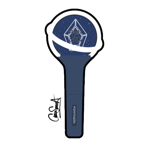 Pentagon Lightstick Sticker