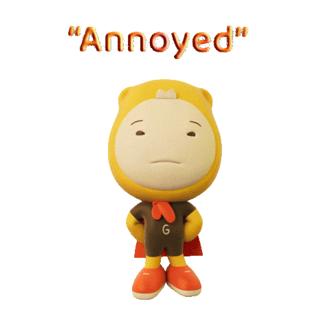 Frustrated Mood Sticker by Gumazing