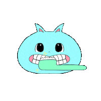 76namu ねこ 76namu はみがき Sticker