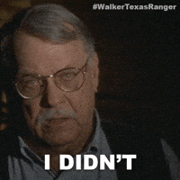 I Didnt Walker Texas Ranger GIF by Sony Pictures Television