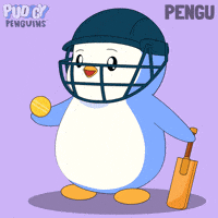 Serve Base Ball GIF by Pudgy Penguins