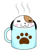 Sleepy Puppy Sticker