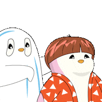 Scared Halloween Sticker by Pudgy Penguins