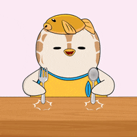 Hungry Lets Eat GIF by Pudgy Penguins