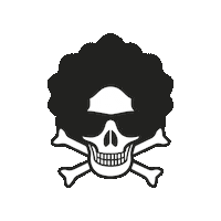saidmuti music rock skull calavera Sticker