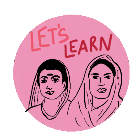 Arzoodles school women girls education Sticker