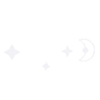 Moon And Stars Sticker by Nasce Yoga