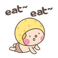 mangoking yellow kid mango mangoking Sticker