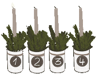Advent Licht Sticker by Café Knusperbohne