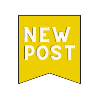 New Post Click Here Sticker by Temple Of Geek