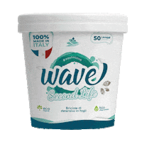 Laundry Detergent Sticker by Wave Washing