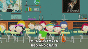 eric cartman desk GIF by South Park 