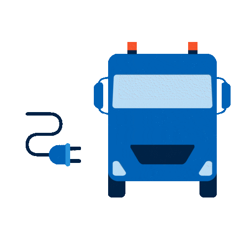 Ploegam giphyupload electric transport Oss Sticker