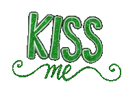 I Love You Glitter Sticker