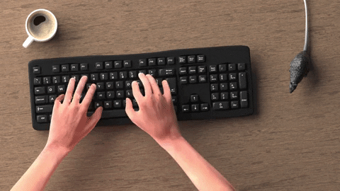 xyksikcbeevkqeuijm giphyupload 3d typing keyboard GIF