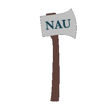 northern arizona university college Sticker by NAU Social
