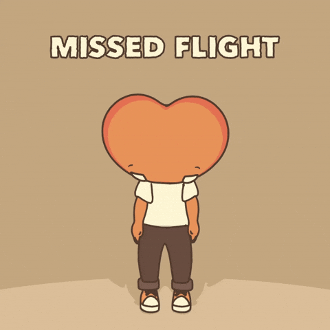 Missed Flight GIF by LT3 Creations