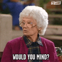 Do You Mind Golden Girls GIF by TV Land