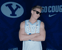 Byu Basketball Sport GIF by BYU Cougars