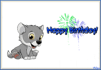 Happy Birthday Animated Card GIF