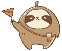 napteazzz crown 珍珠奶茶 珍珠 naptea Sticker