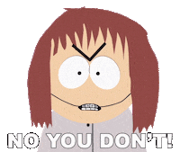 Shelley Marsh No You Dont Sticker by South Park