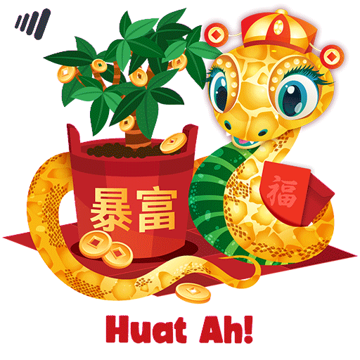 Chinese New Year Huatah Sticker by ManpowerGroup Singapore