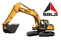 SDLG excavator digger sdlg спецтехника Sticker