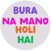 Holi Festival Indian Sticker by Sonamm