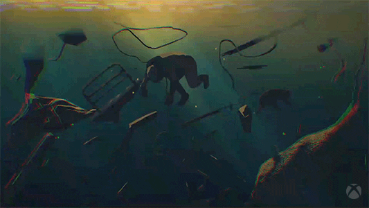 Floating Under Water GIF by Xbox