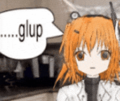 Embarrassed Gulp GIF
