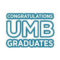 Umb Grad Sticker by University of Maryland, Baltimore