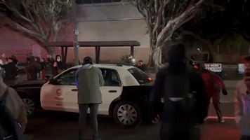 Protesters Gather Outside LAPD Headquarters After Release of Tyre Nichols Video