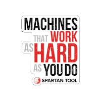 SpartanTool zoom work hard spartan roots Sticker